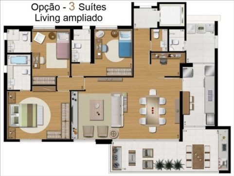 Apartamento, 3 quartos, 148 m² - Foto 54