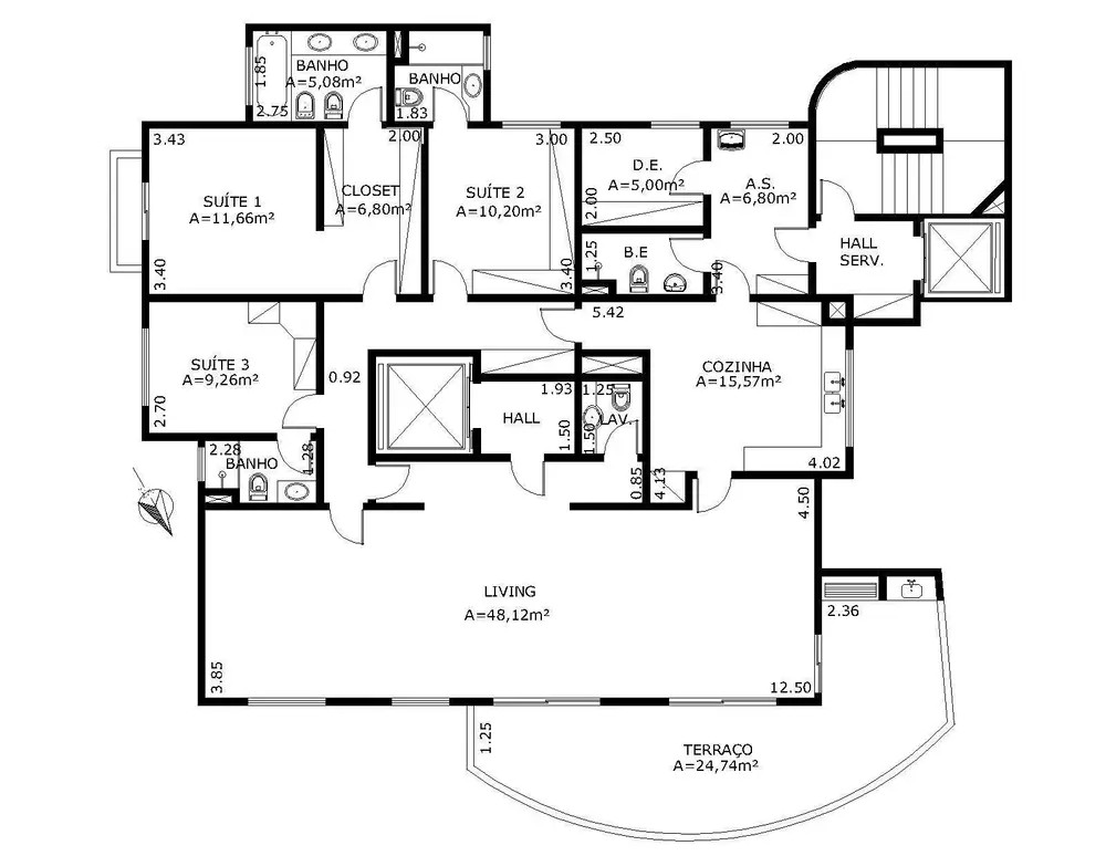 Apartamento, 4 quartos, 180 m² - Foto 30