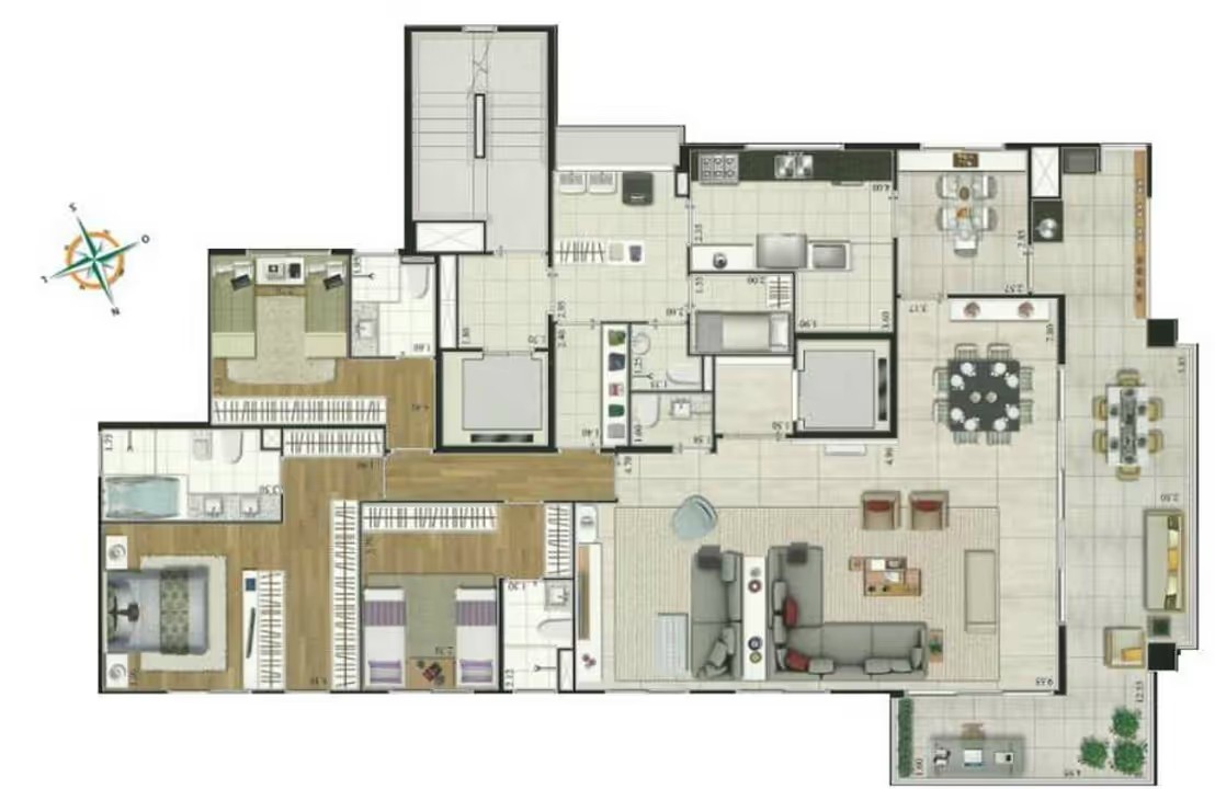 Apartamento, 4 quartos, 217 m² - Foto 58