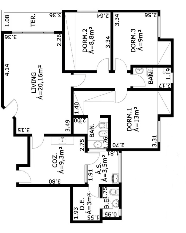 Apartamento, 3 quartos, 98 m² - Foto 16