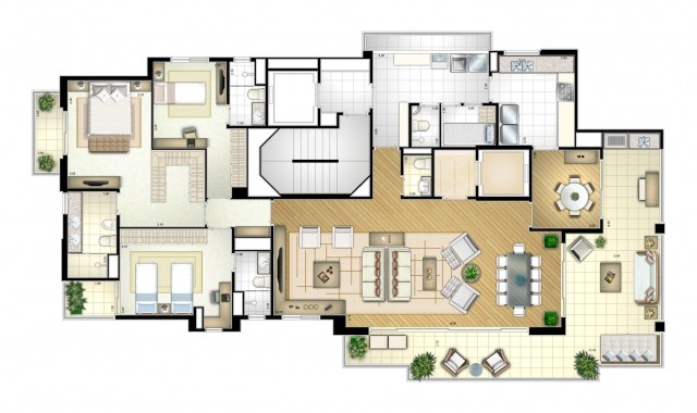 Apartamento, 3 quartos, 216 m² - Foto 45