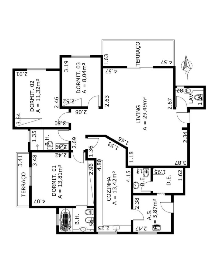 Apartamento, 3 quartos, 115 m² - Foto 33