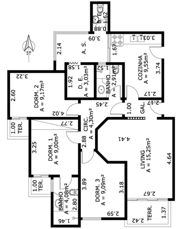 Apartamento, 3 quartos, 106 m² - Foto 40