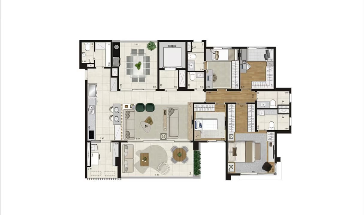 Apartamento, 3 quartos, 165 m² - Foto 30