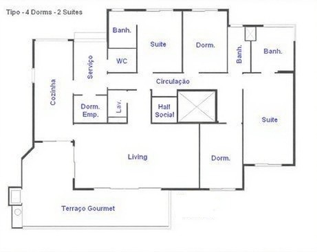 Apartamento, 4 quartos, 188 m² - Foto 52